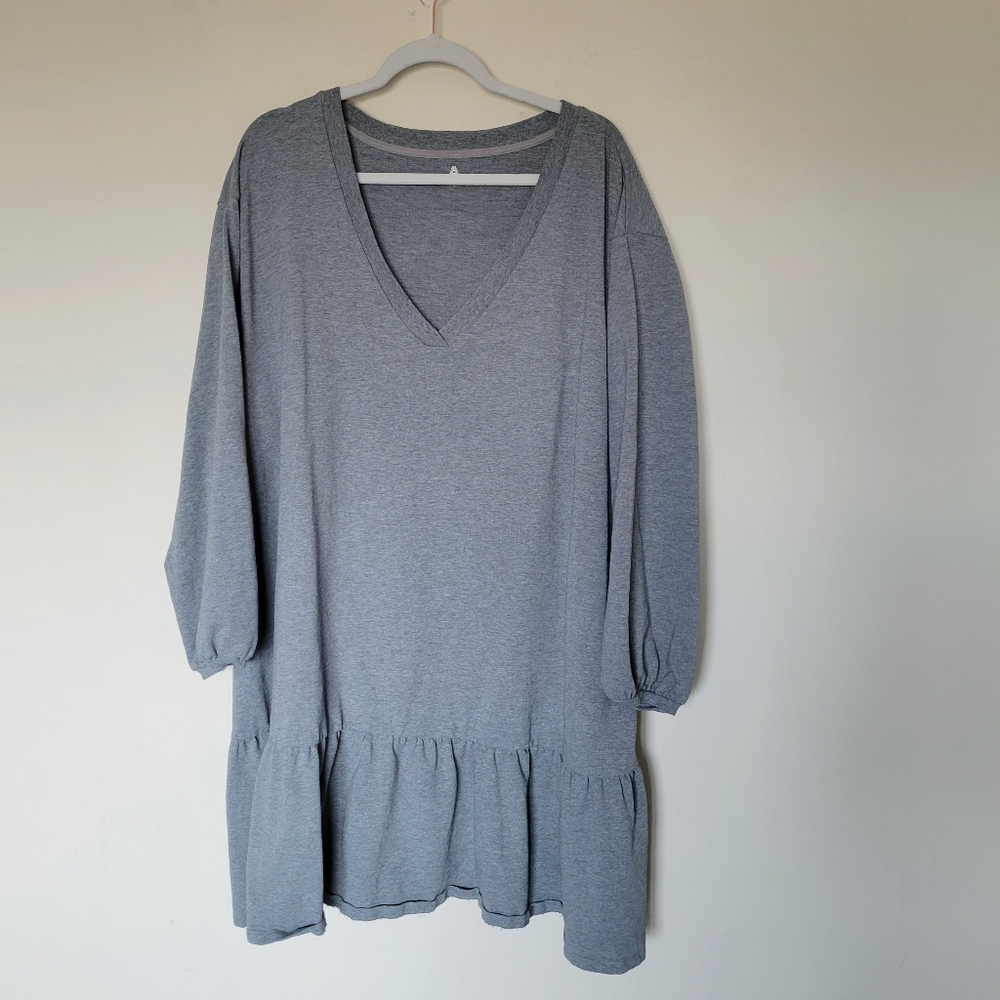 ABLE Womens Meredith Flounce Dress‎ in Gray